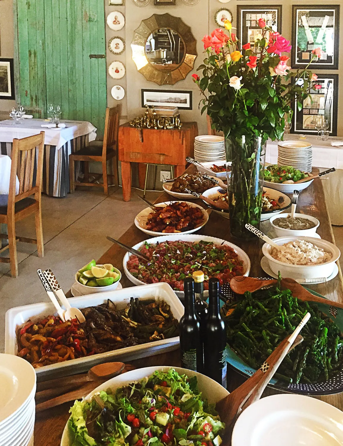 Quentin at Oakhurst Barn restaurant Cape town