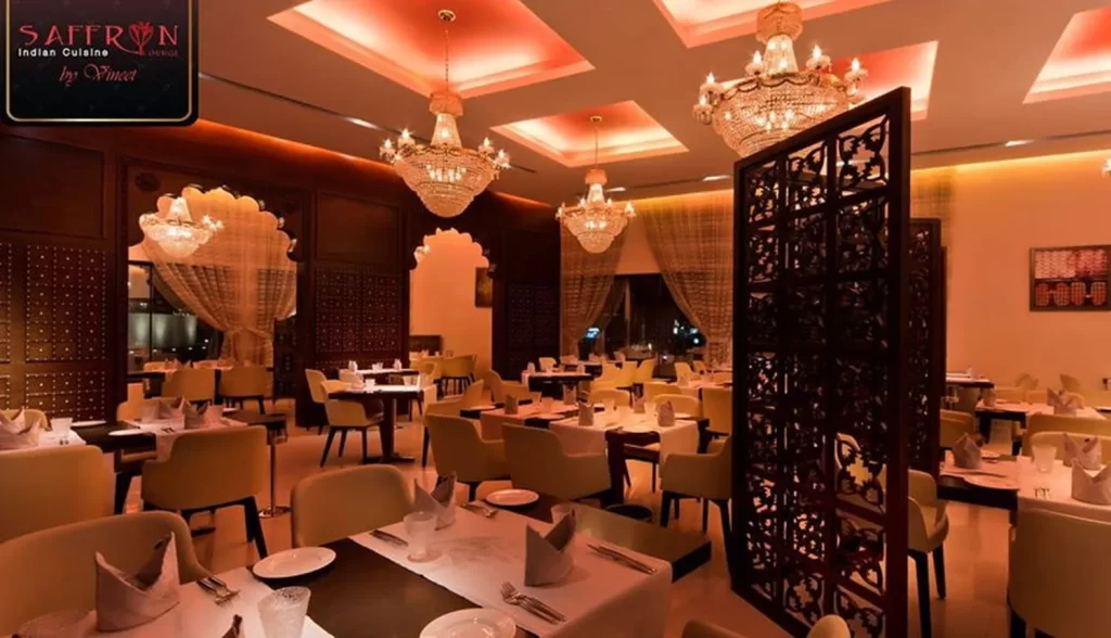 Reservation at Saffron restaurant Doha The World Keys