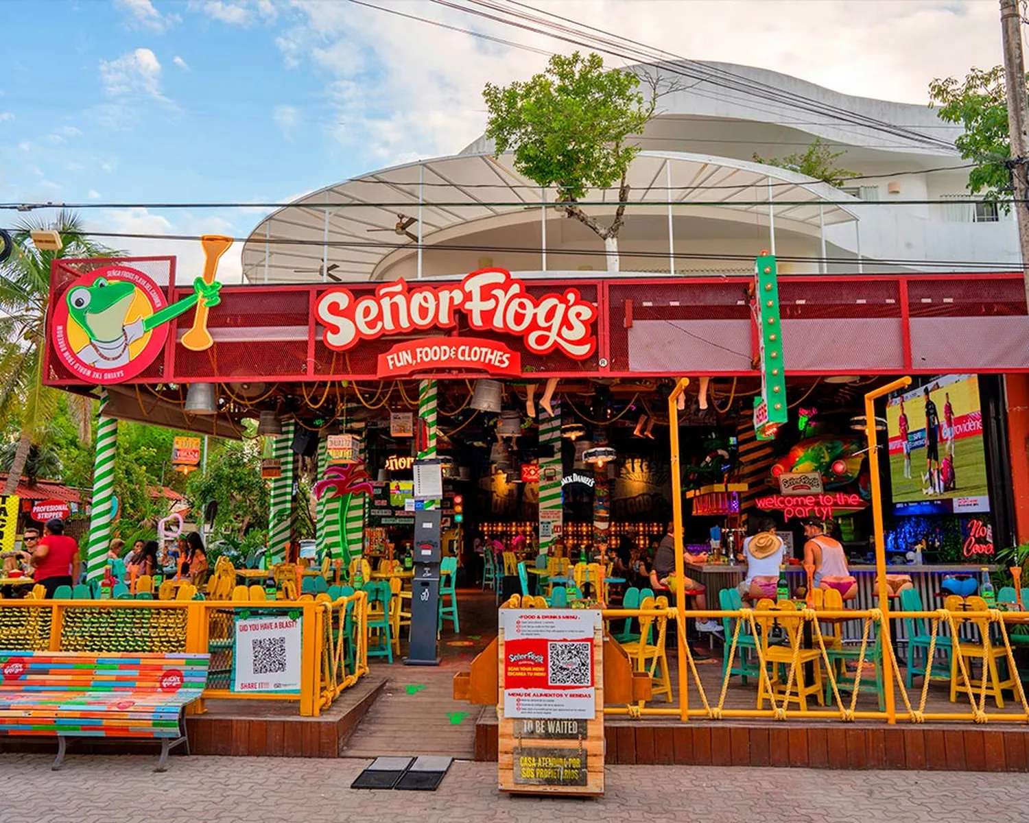 Señor Frog's restaurant Playa del carmen