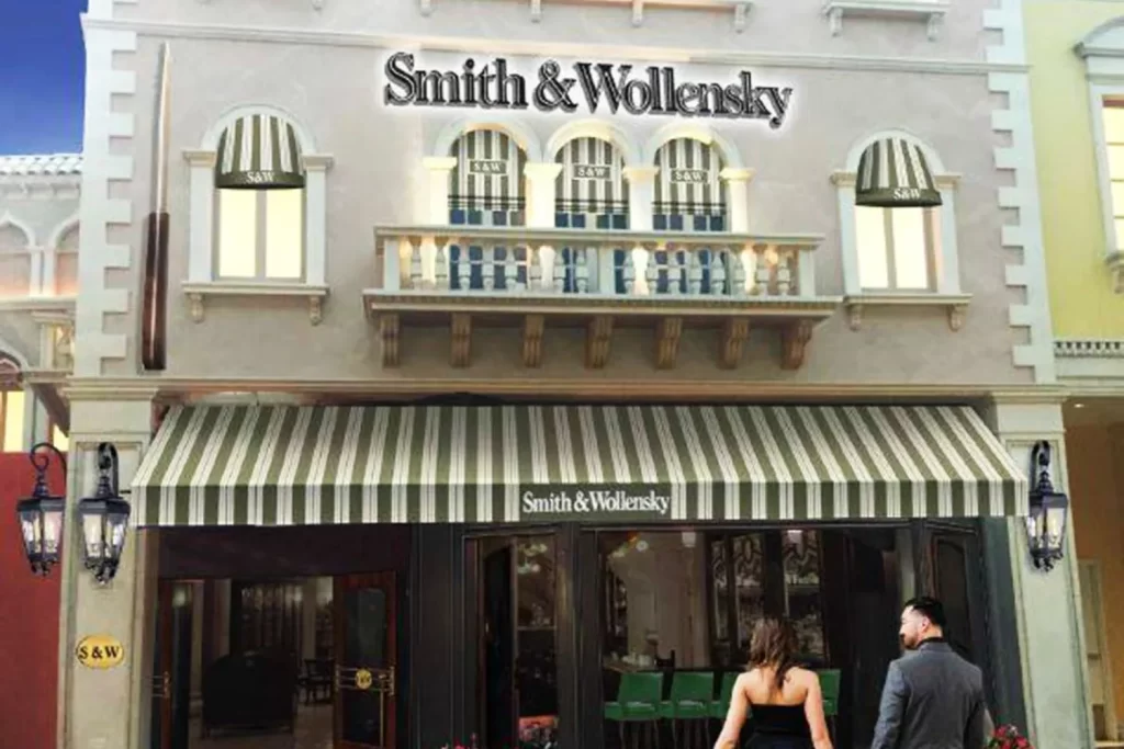 Reservation at Smith & Wollensky Las Vegas The World Keys