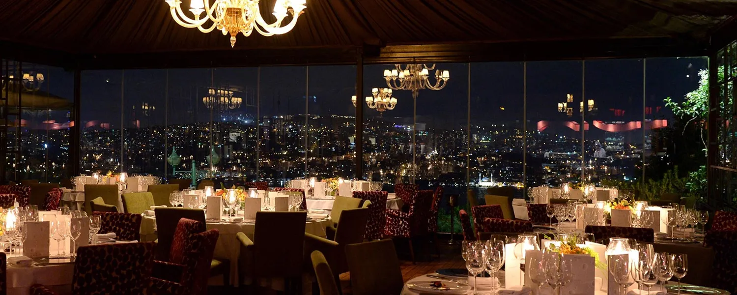 Sunset restaurant Istanbul