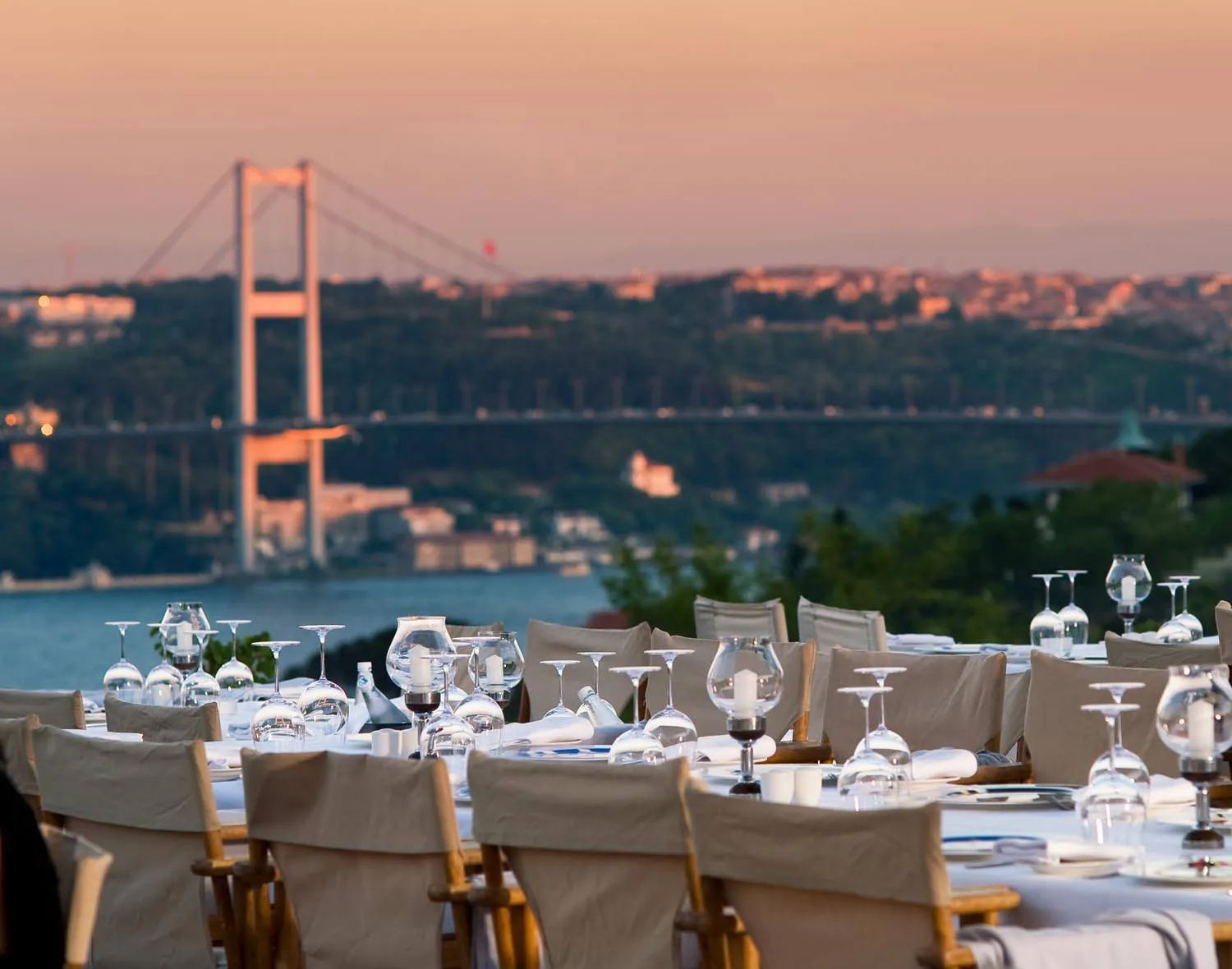 Sunset restaurant Istanbul