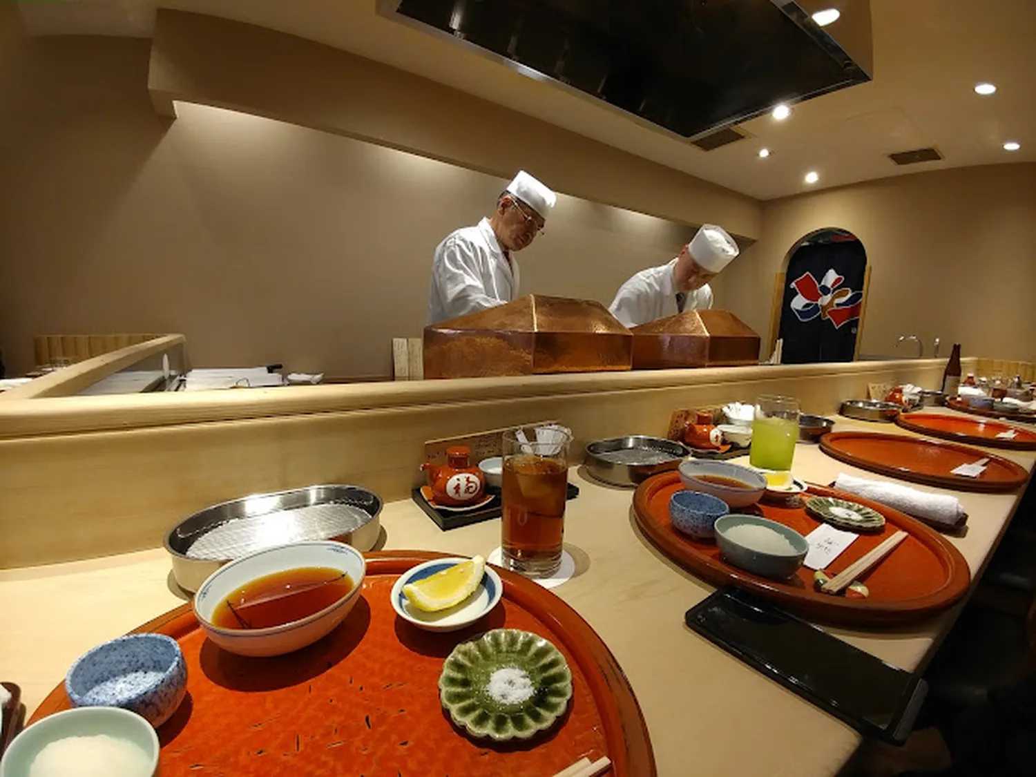 Tempura Fukamachi restaurant Tokyo