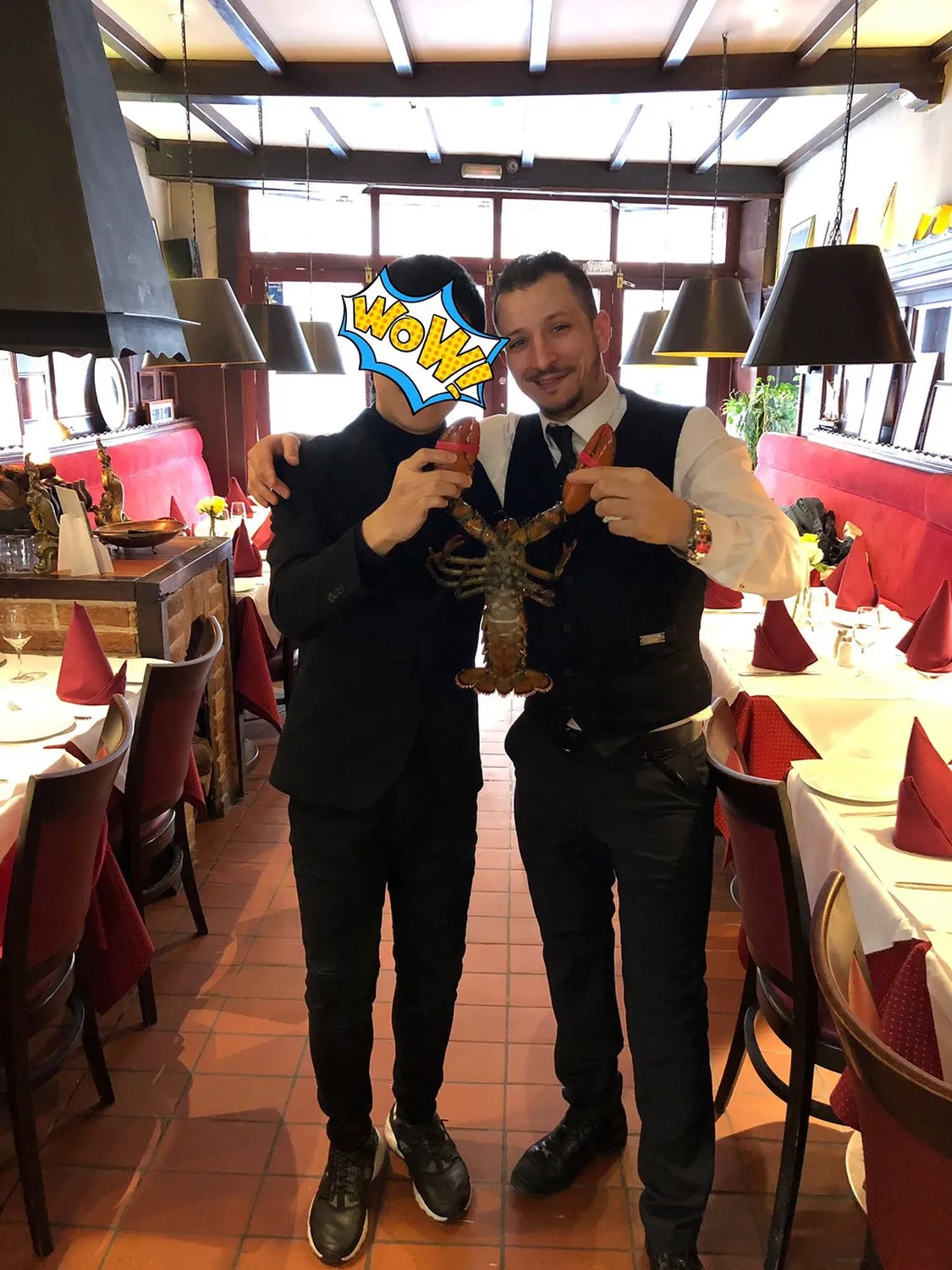 Reservation at THE LOBSTER HOUSE restaurant Brussels KEYS