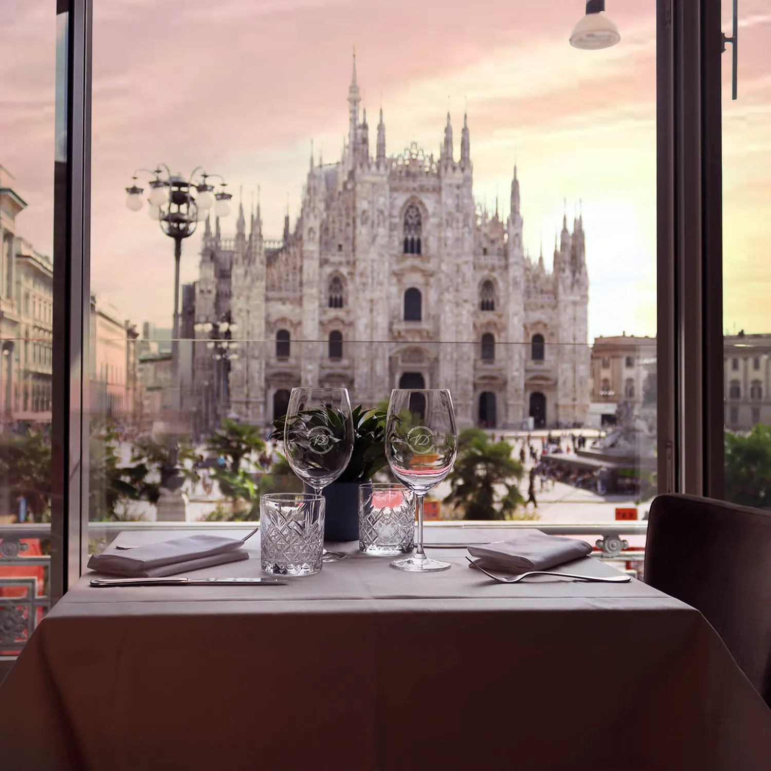 Vista Duomo restaurant Milan