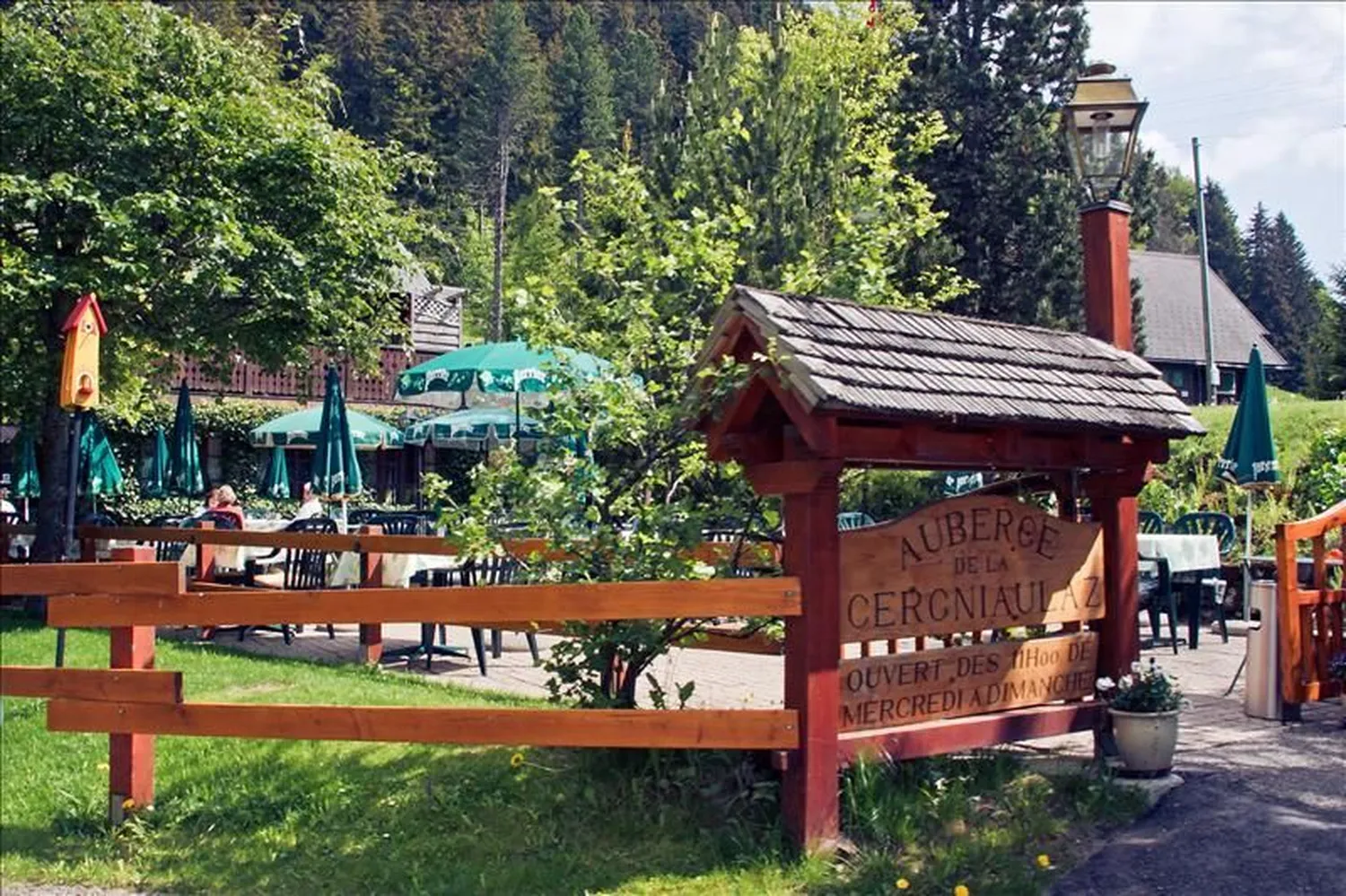 Auberge de la Cergniaulaz restaurant Montreux