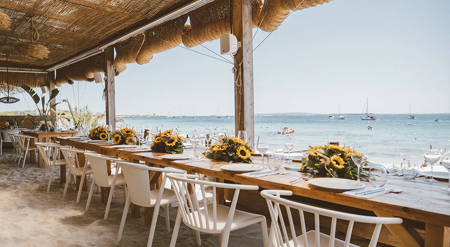 Beso Beach restaurant Ibiza