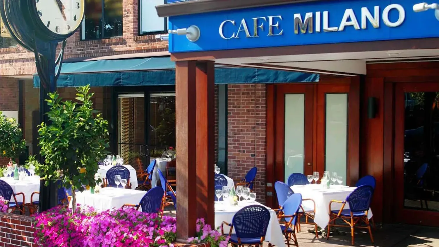 Cafe Milano restaurant Washington DC