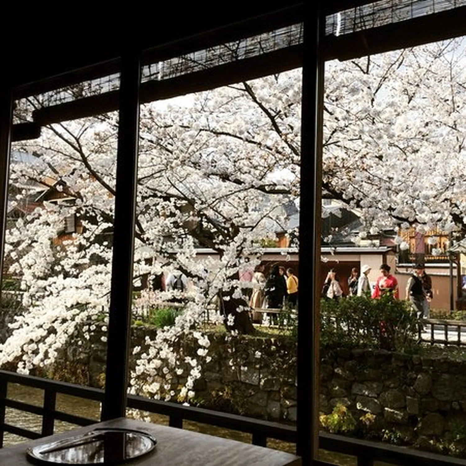 Gion Shirakawa Namisato restaurant Kyoto