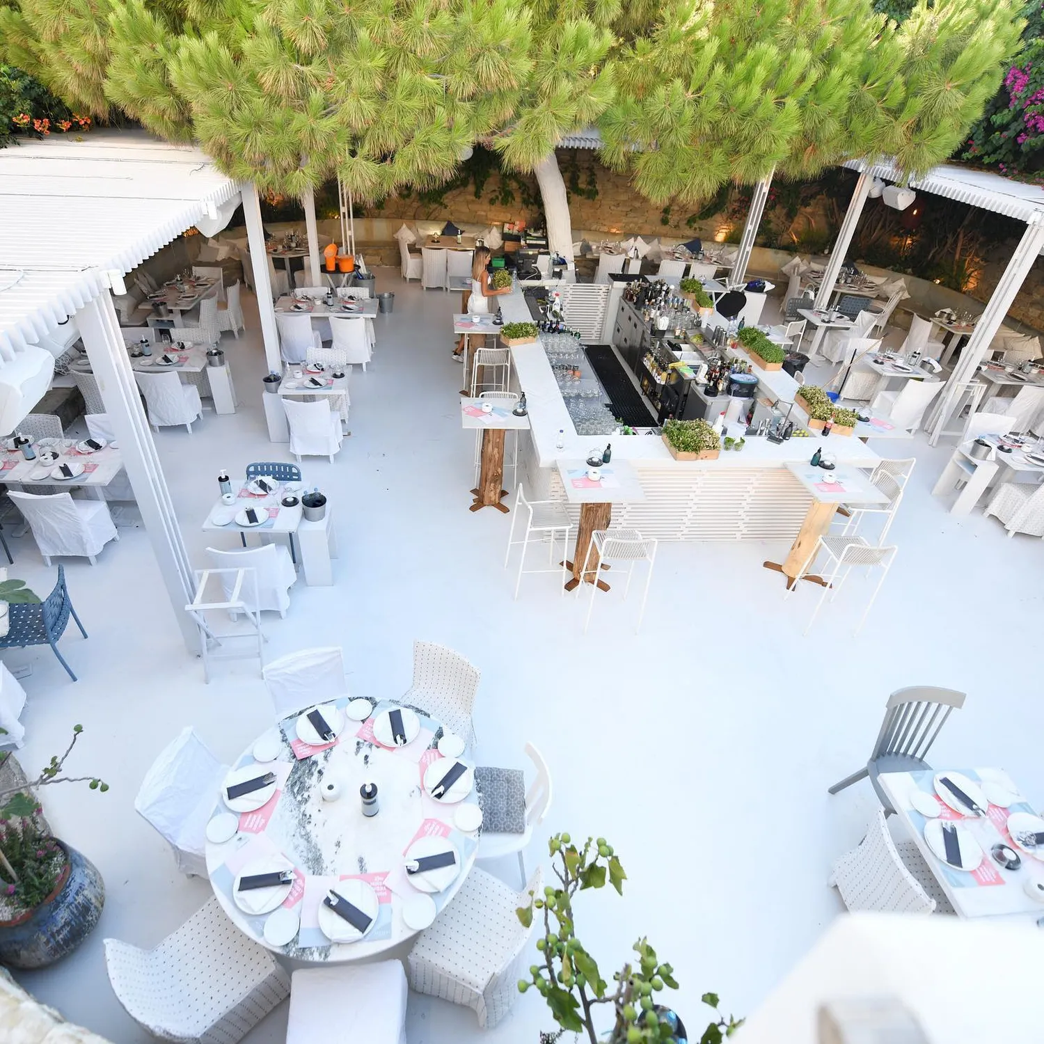 Interni restaurant Mykonos