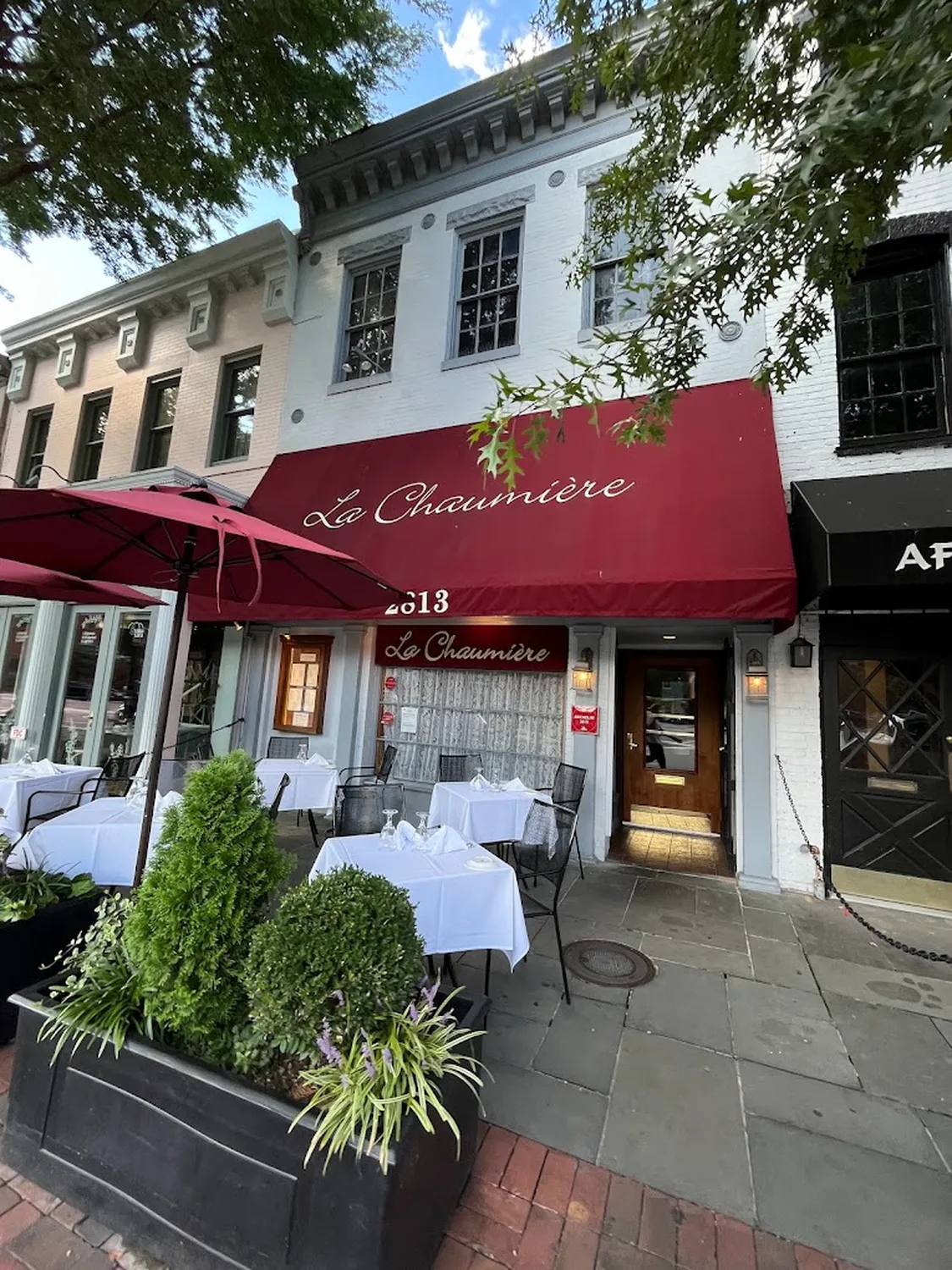 La Chaumiere restaurant Washington DC