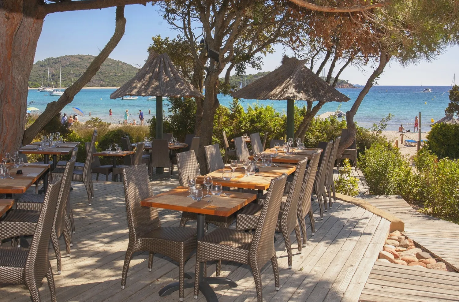 La Plage restaurant Porto Vecchio