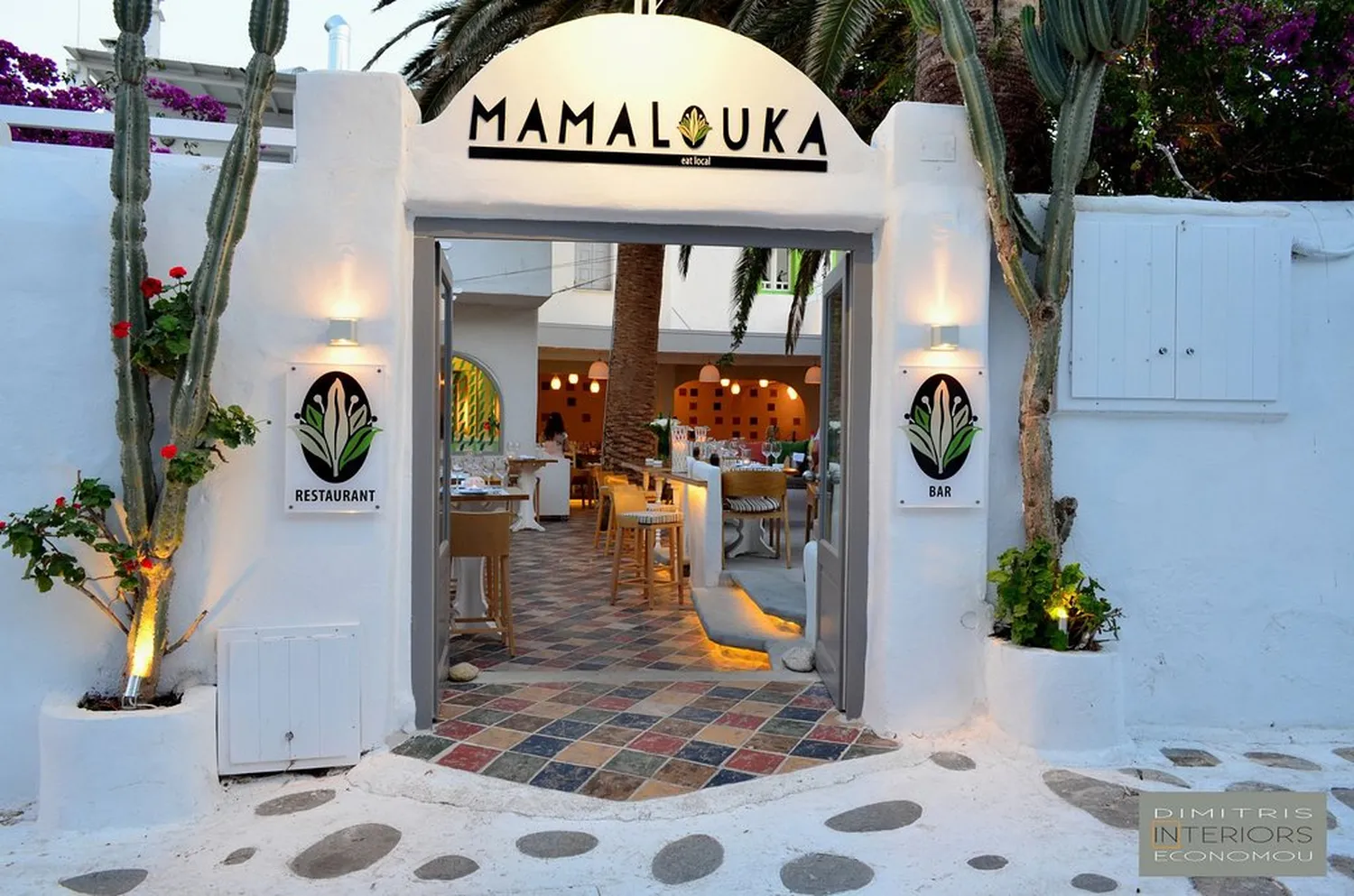 Mamalouka restaurant Mykonos