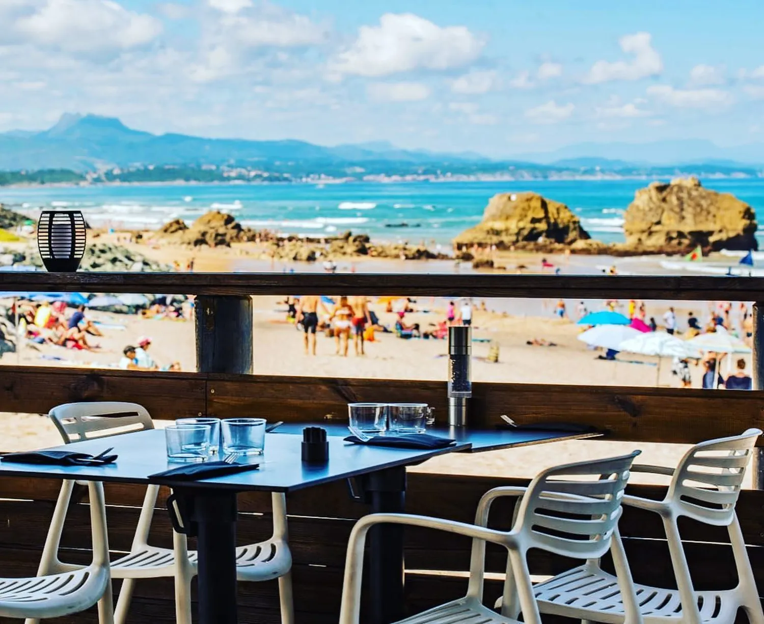 Milady Beach restaurant Biarritz