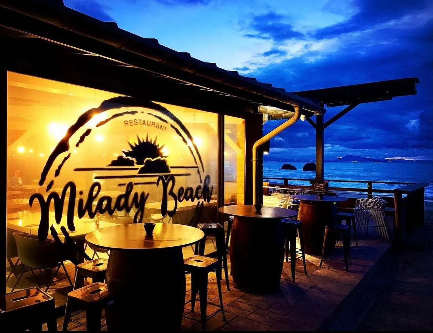 Milady Beach restaurant Biarritz