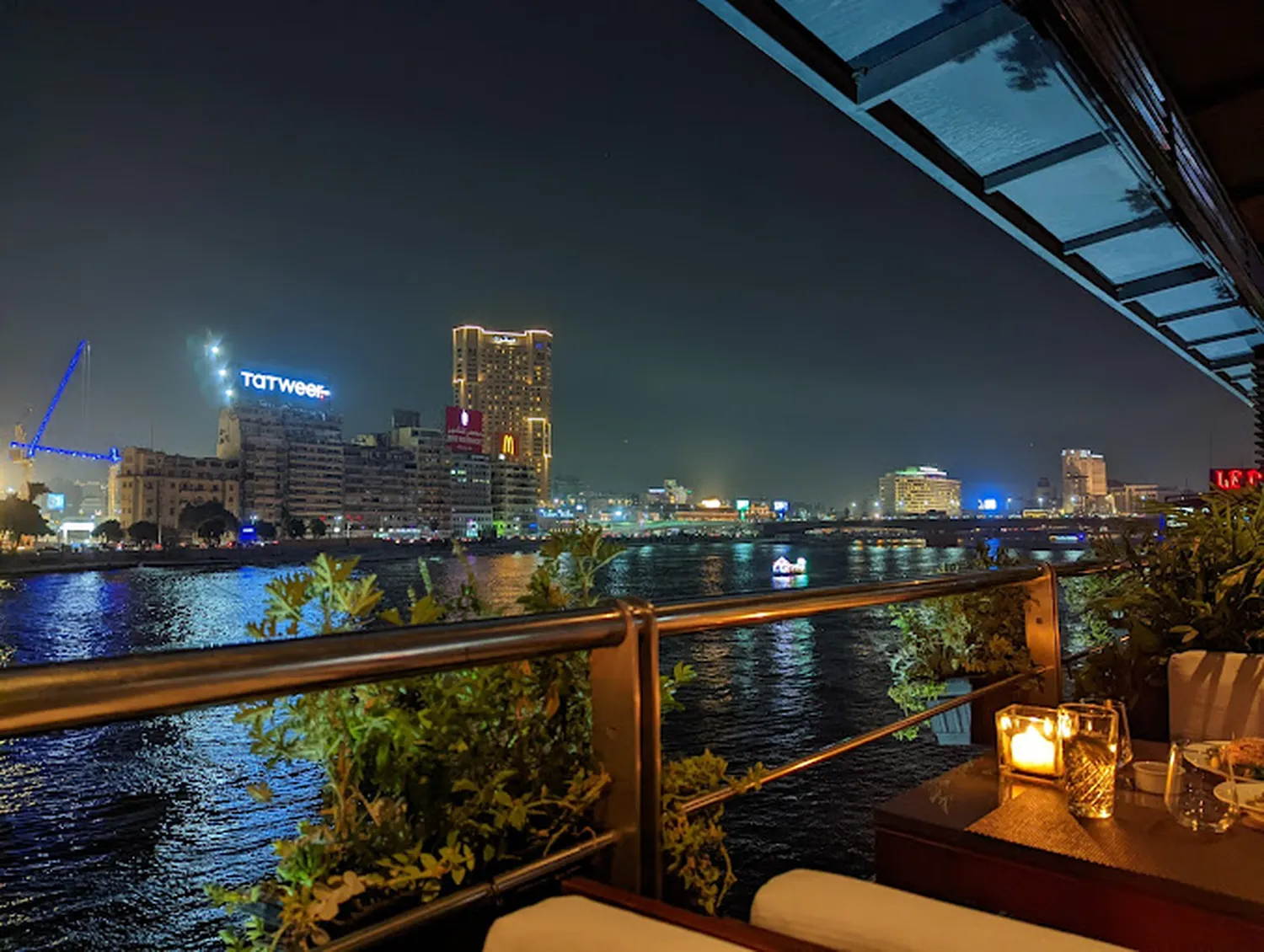 Pier88 Nile River restaurant Cairo
