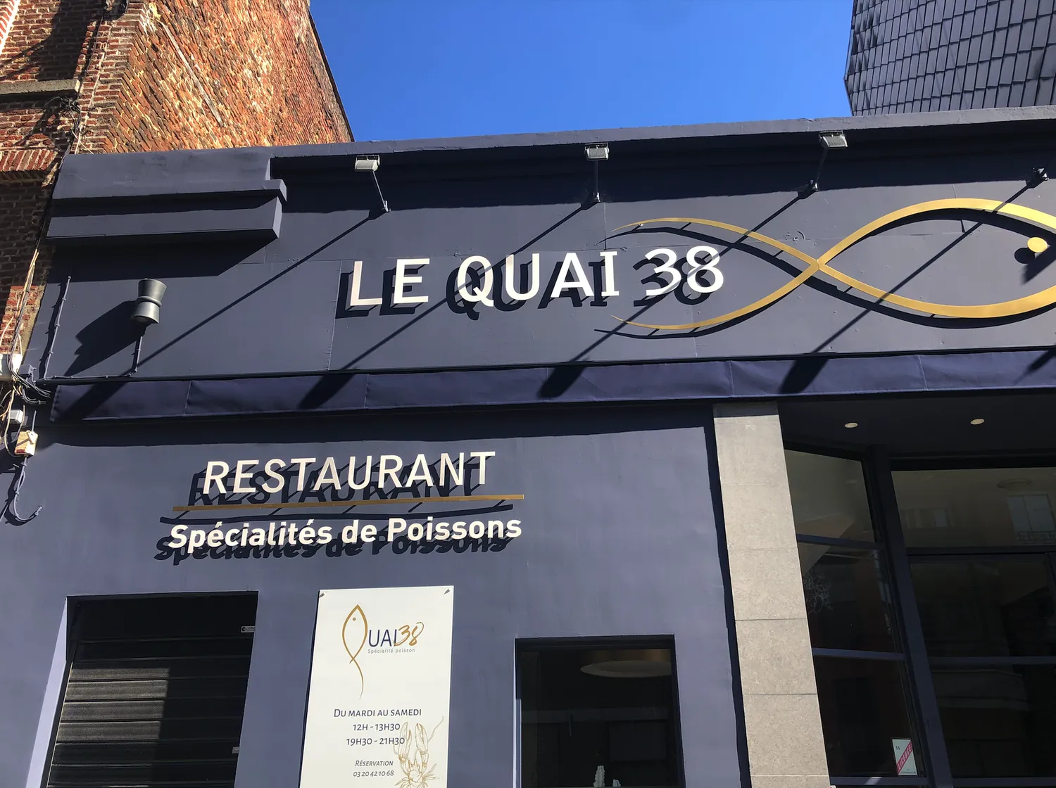 Quai 38 restaurant Lille