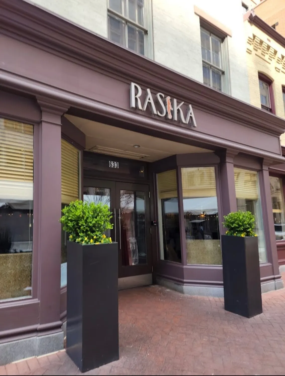 Rasika restaurant Washington DC