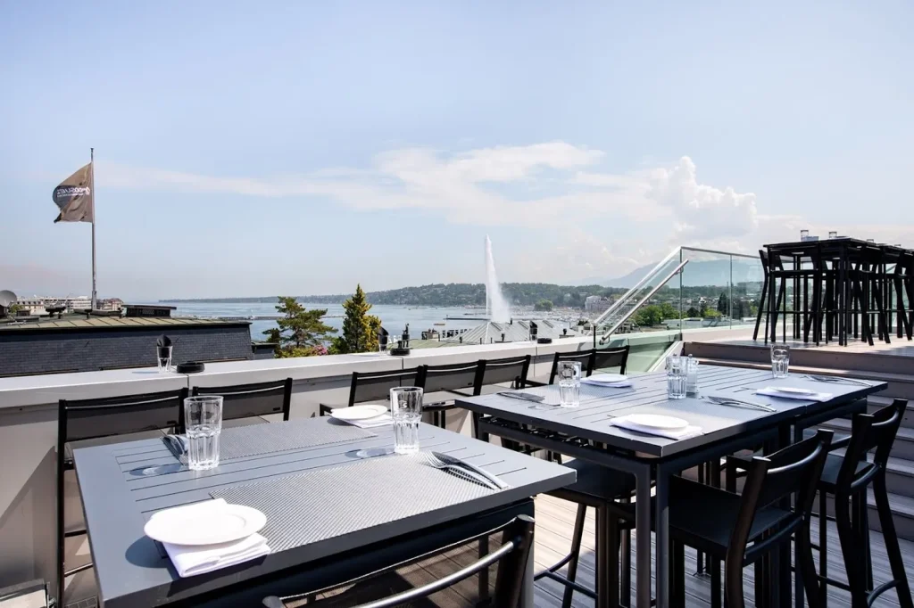 Reservation at ROOFTOP 42 restaurant Geneva KEYS