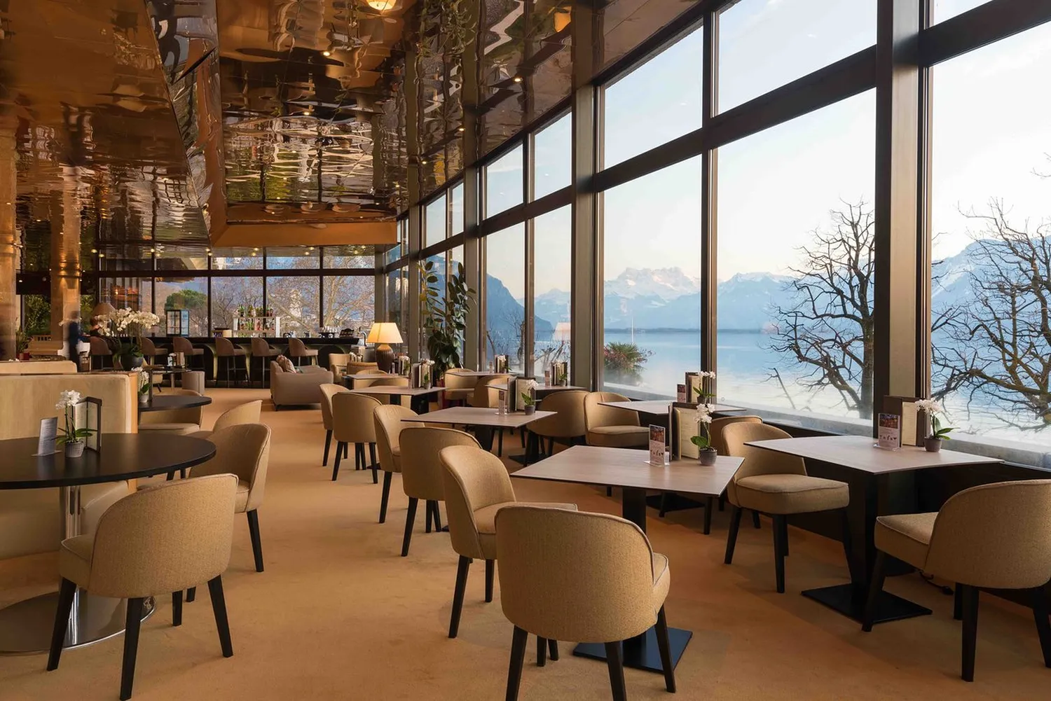 The Victoria Hotel's restaurant Montreux