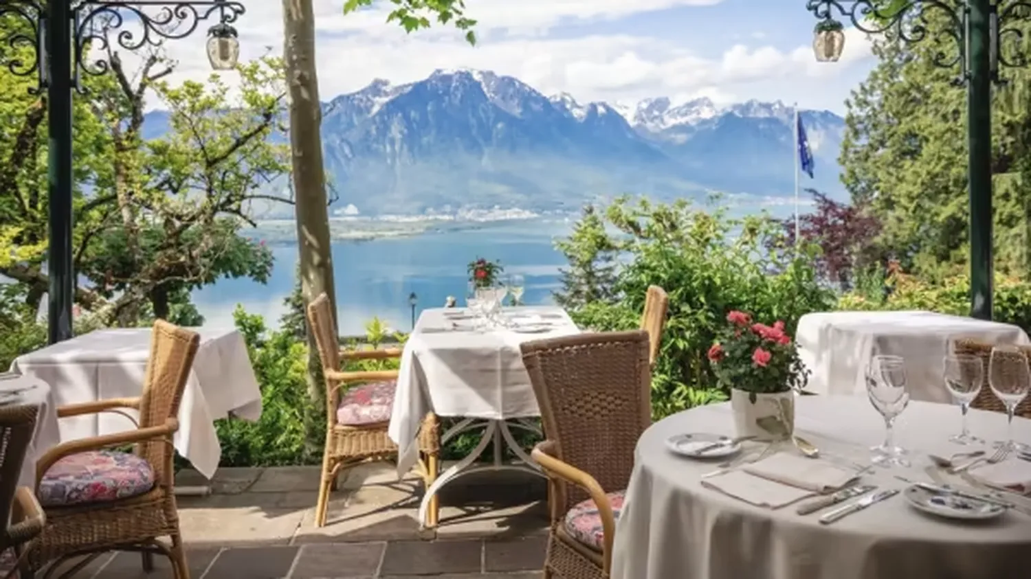 The Victoria Hotel's restaurant Montreux