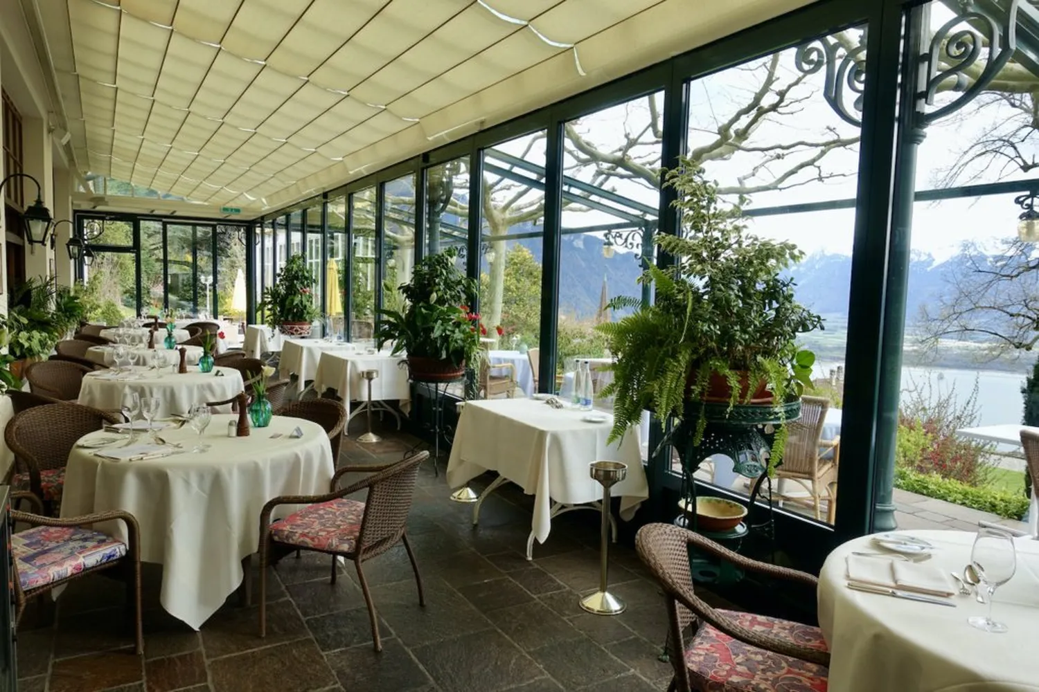 The Victoria Hotel's restaurant Montreux