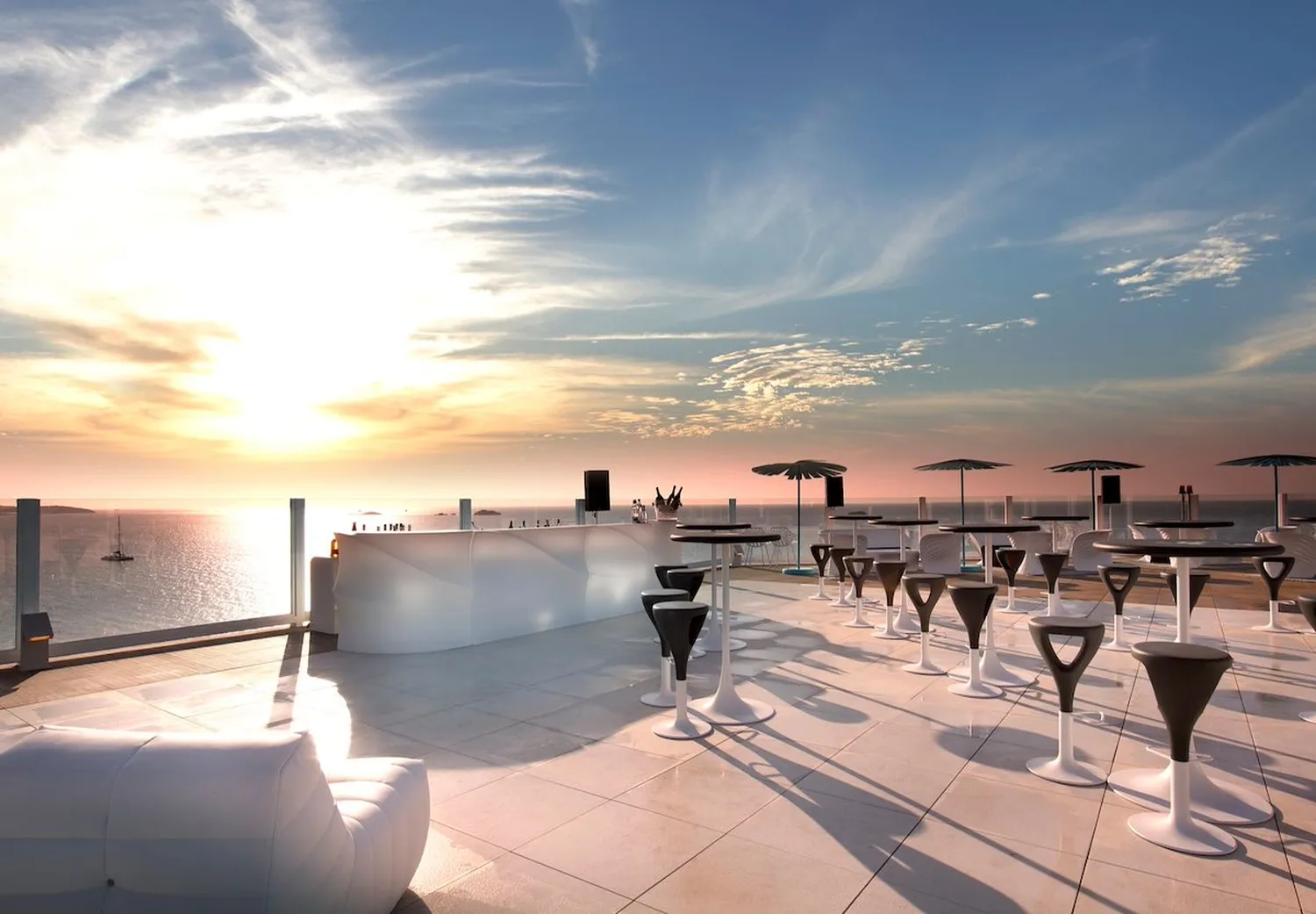 Up Sky Society restaurant Ibiza