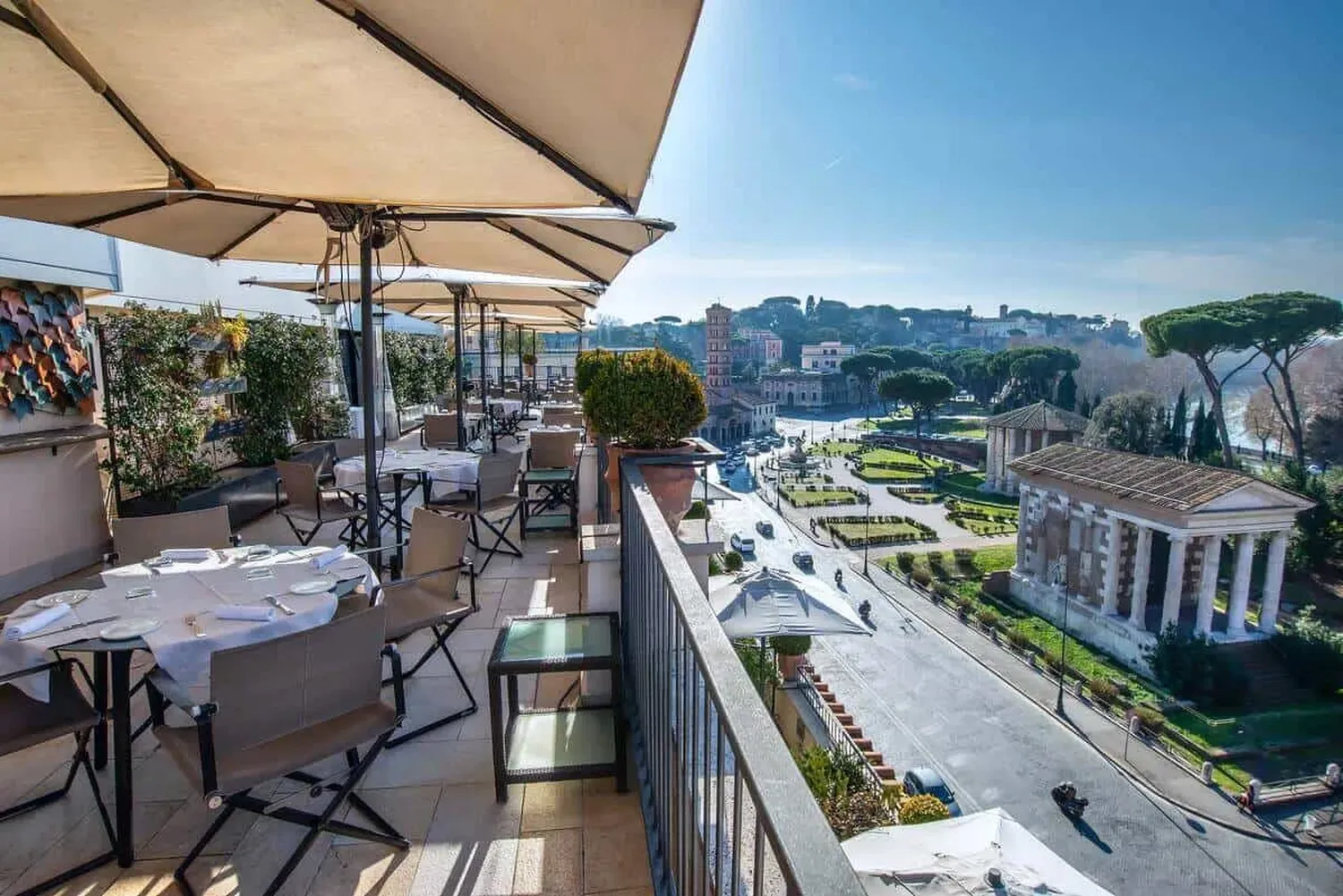 47 Circus Roof Garden restaurant Roma