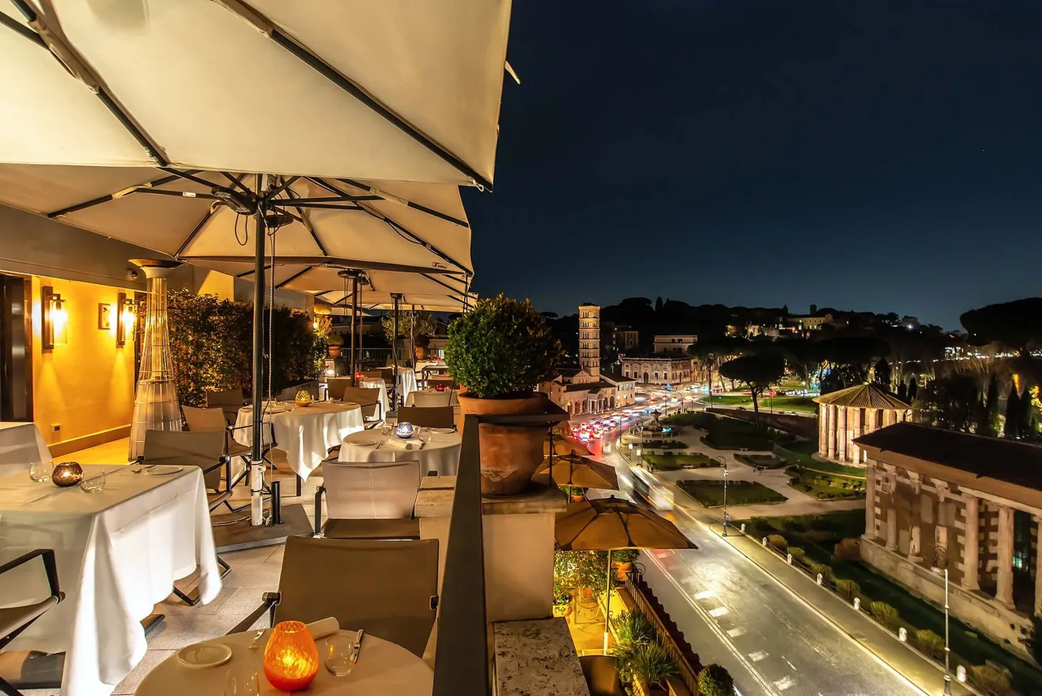 47 Circus Roof Garden restaurant Roma