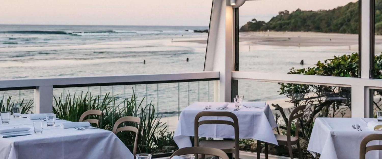BEACH restaurant Byron bay