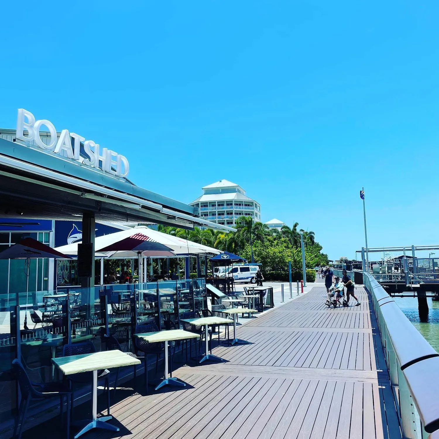 Boatshed restaurant Cairns