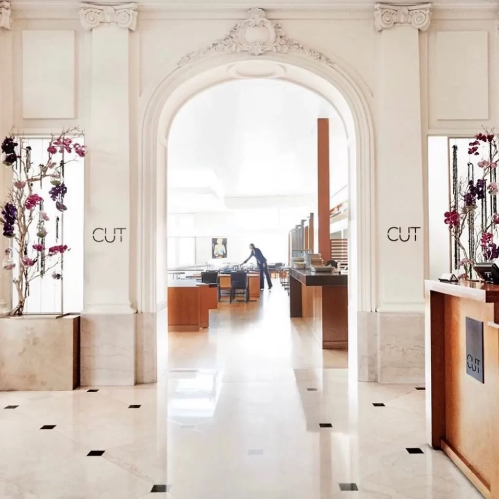 Reservation at CUT restaurant Los Angeles KEYS