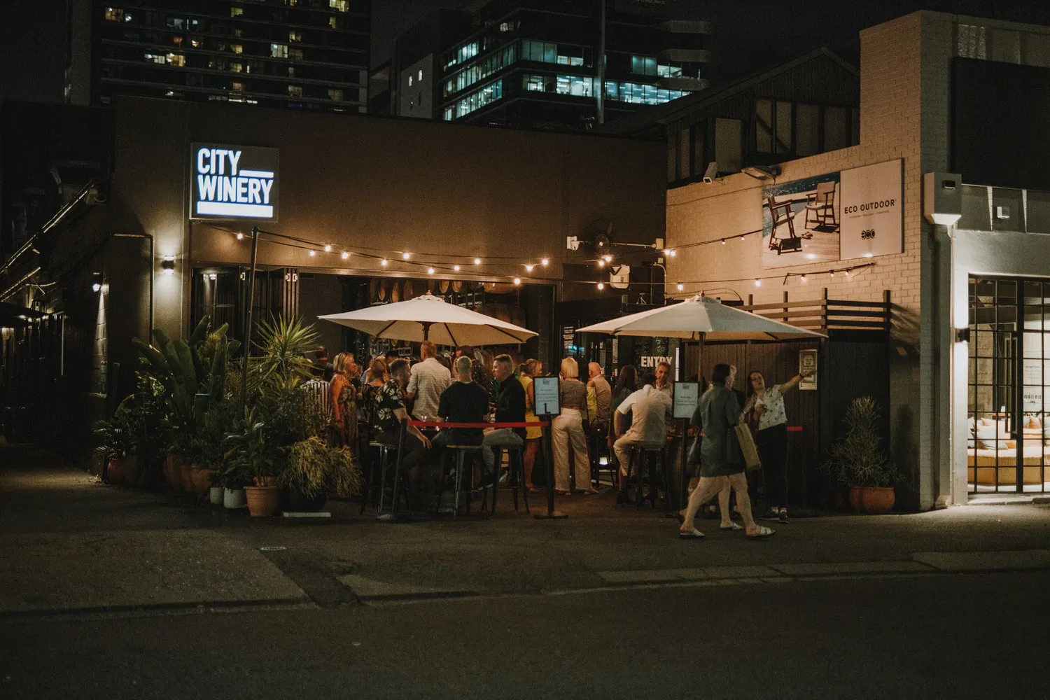 City Winery restaurant Brisbane