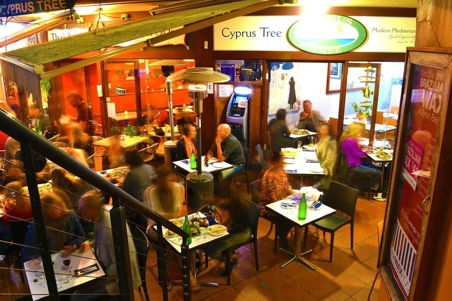 Cyprus Tree restaurant Byron Bay