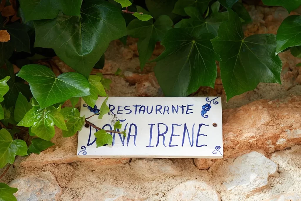 Doña Irene restaurant Maiorca