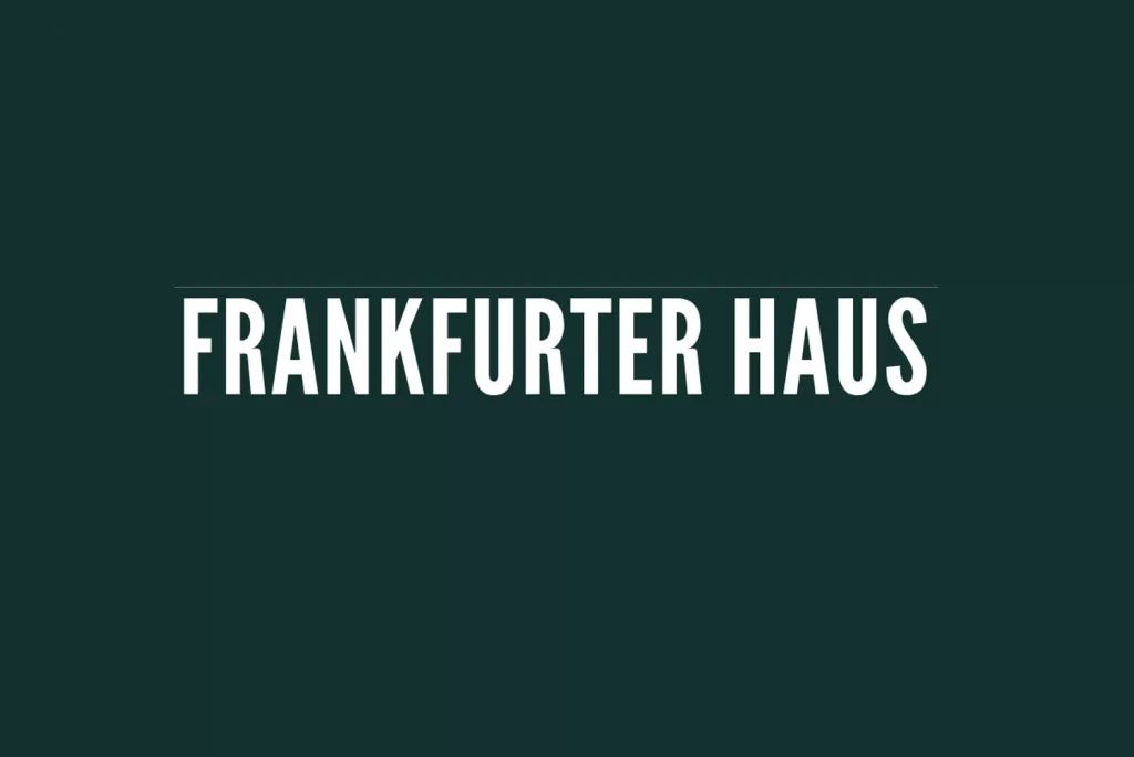 Frankfurter Haus restaurant Francfort