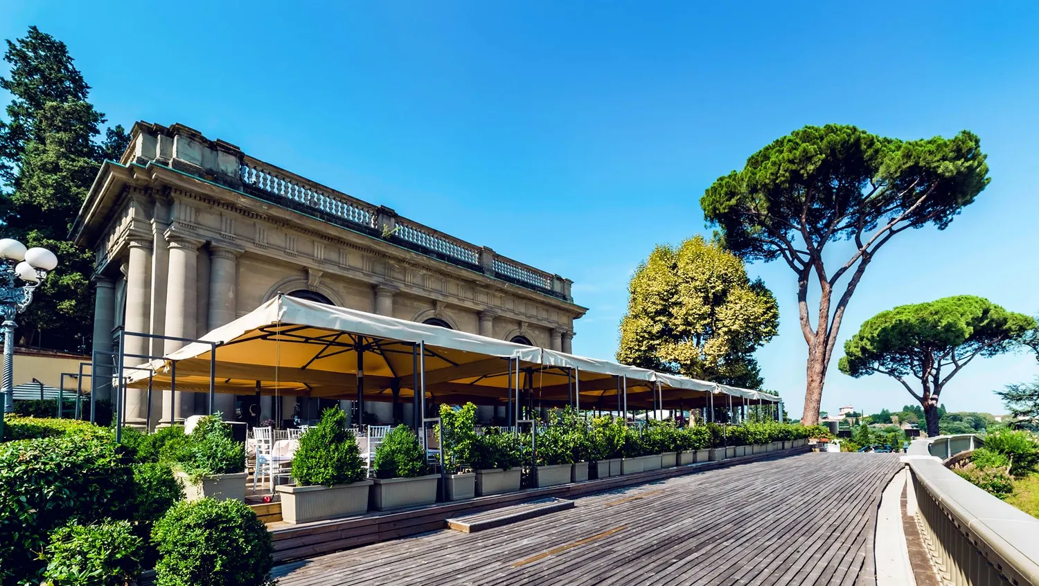 La Loggia restaurant coffee Florence