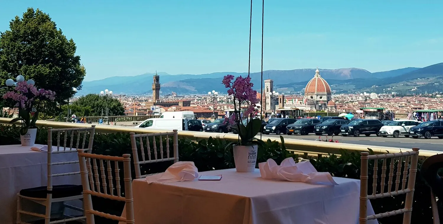 La Loggia restaurant coffee Florence