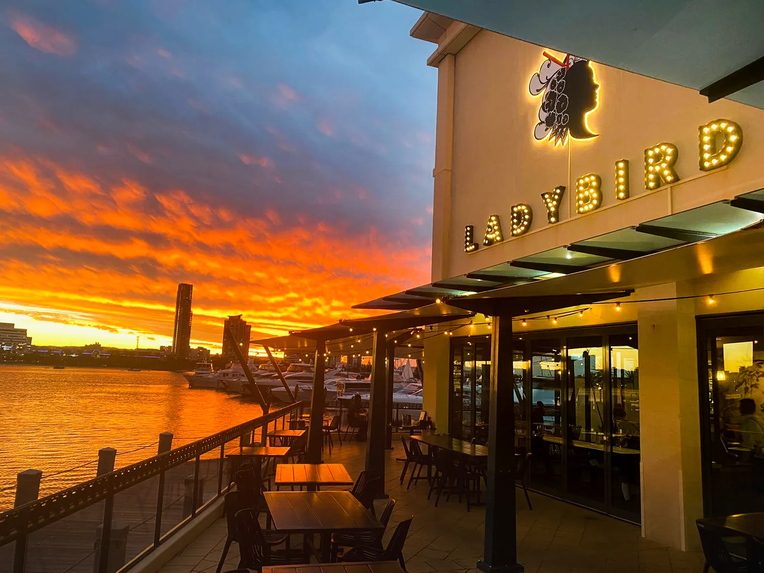 Ladybird restaurant Gold Coast