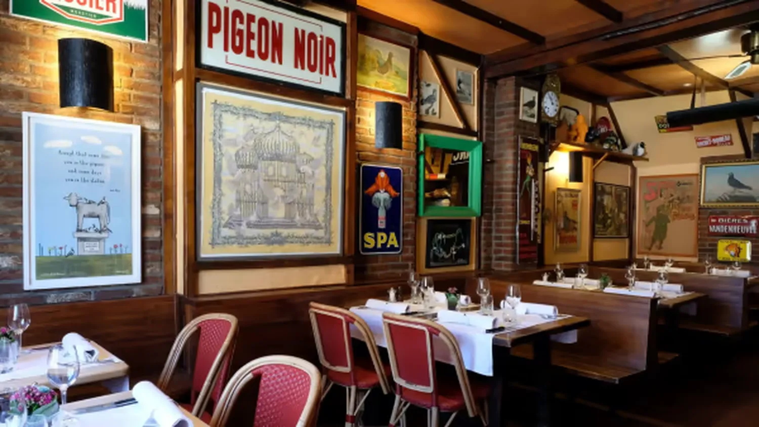 Le Pigeon Noir Restaurant Brussels