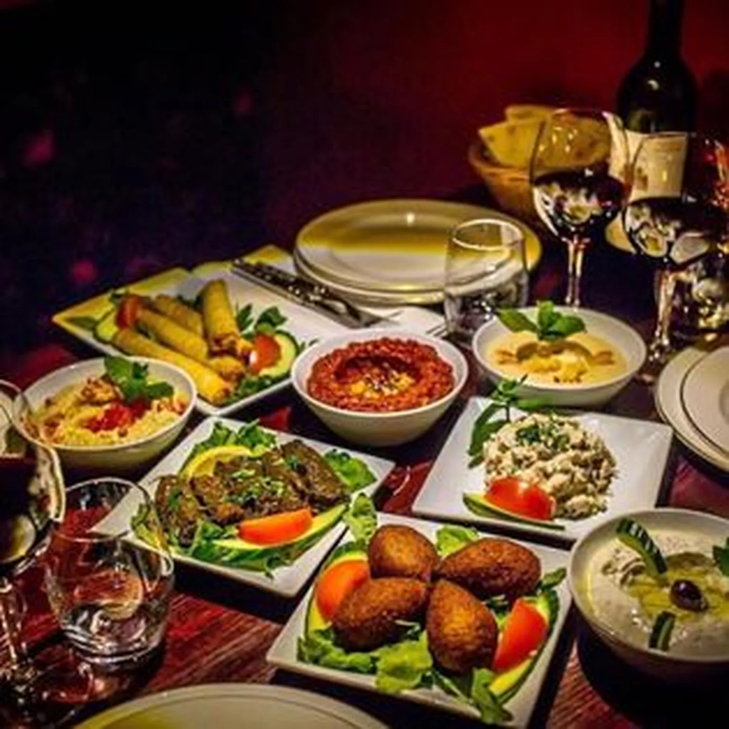 Lebanon Meza restaurant Stockholm