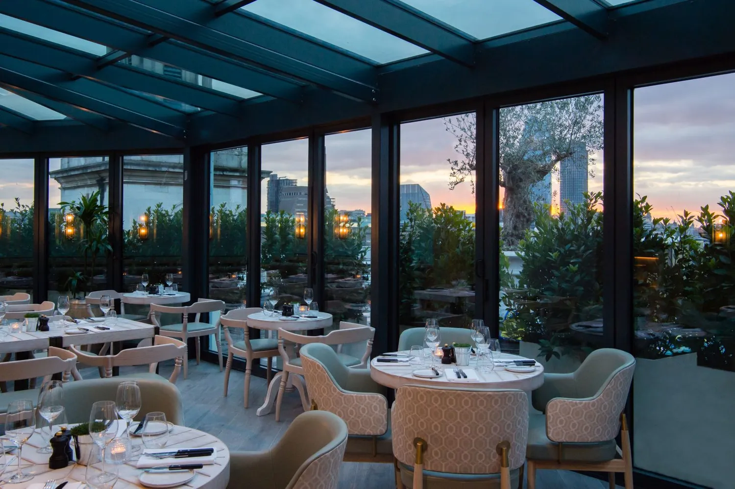 Mercer Roof Terrace restaurant London