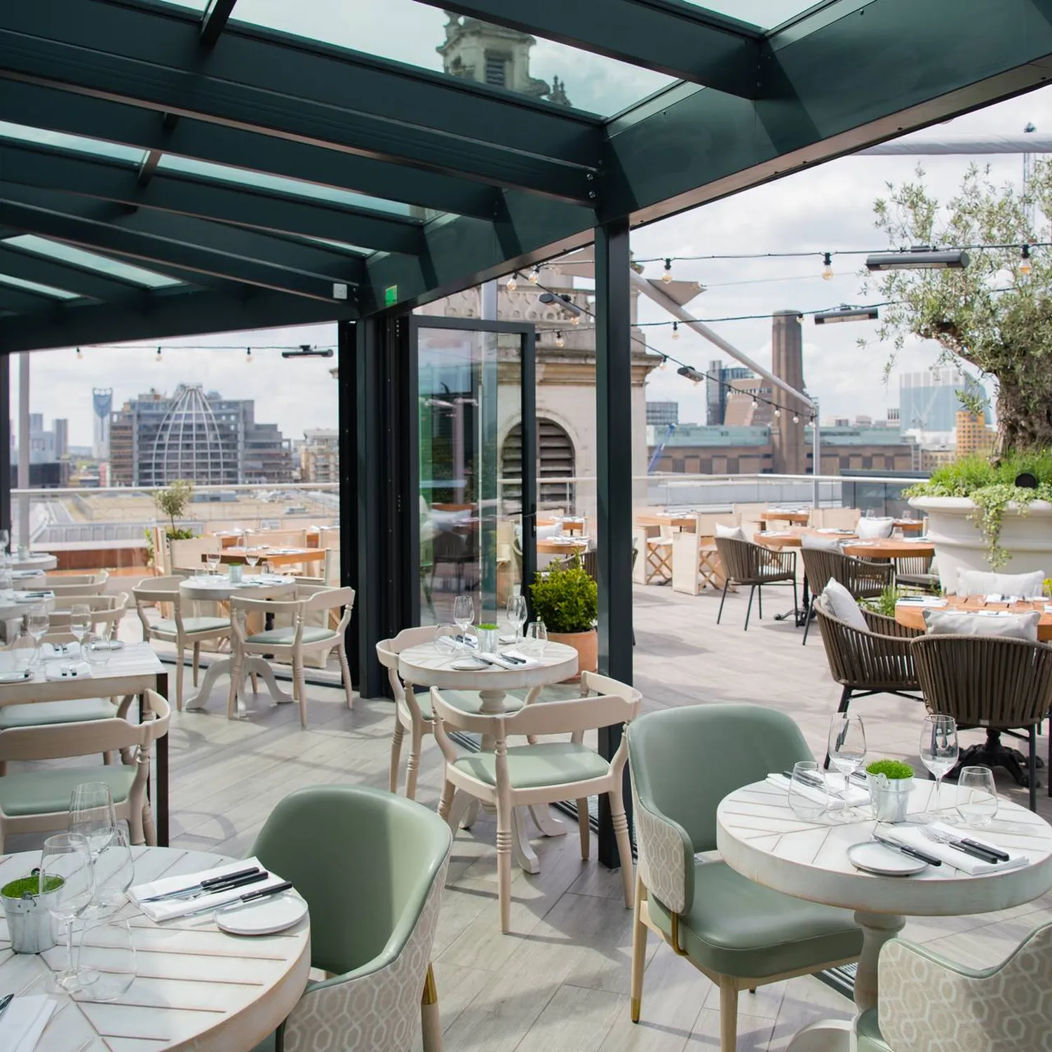 Mercer Roof Terrace restaurant London