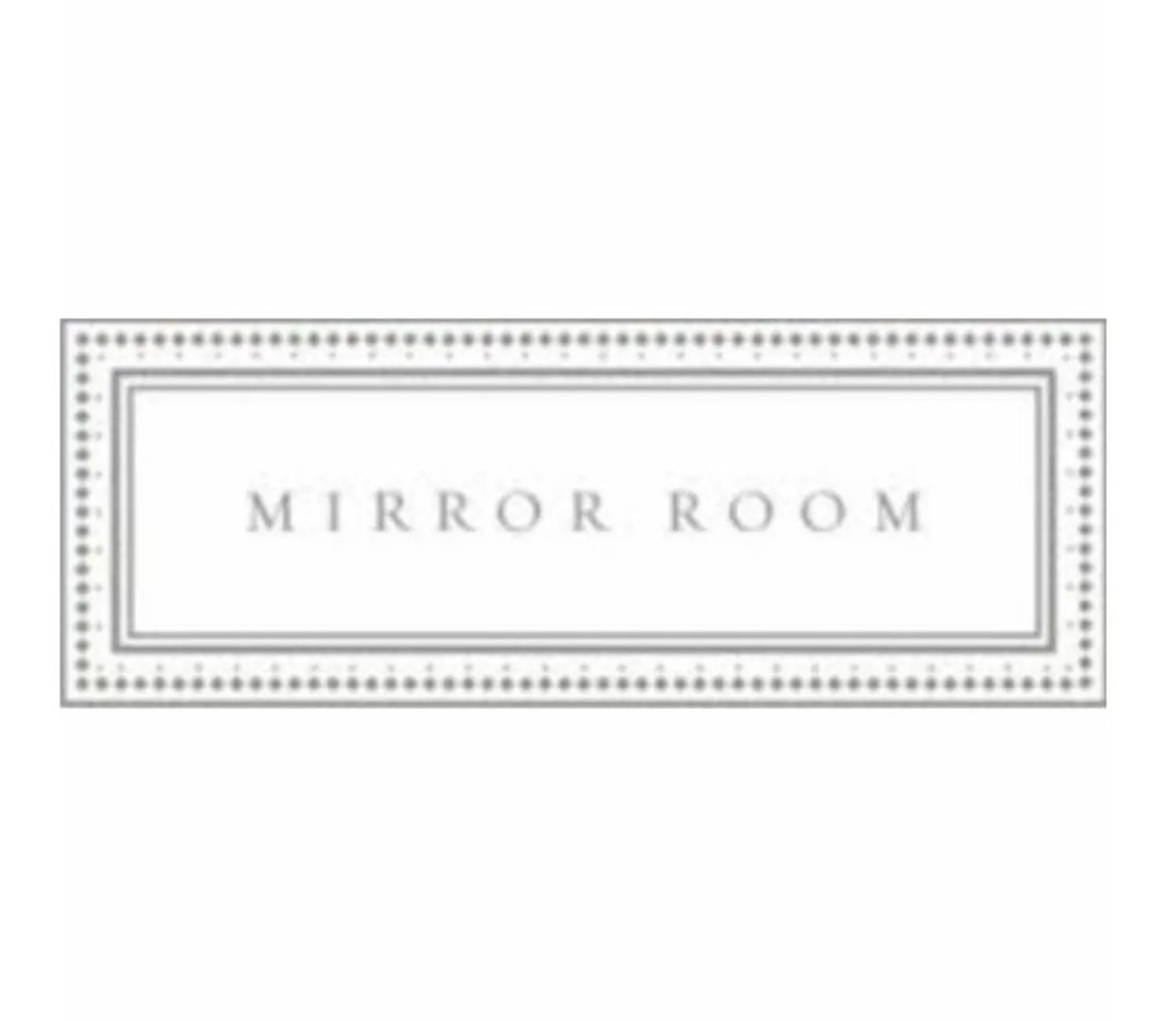 Reservation at MIRROR ROOM restaurant London KEYS