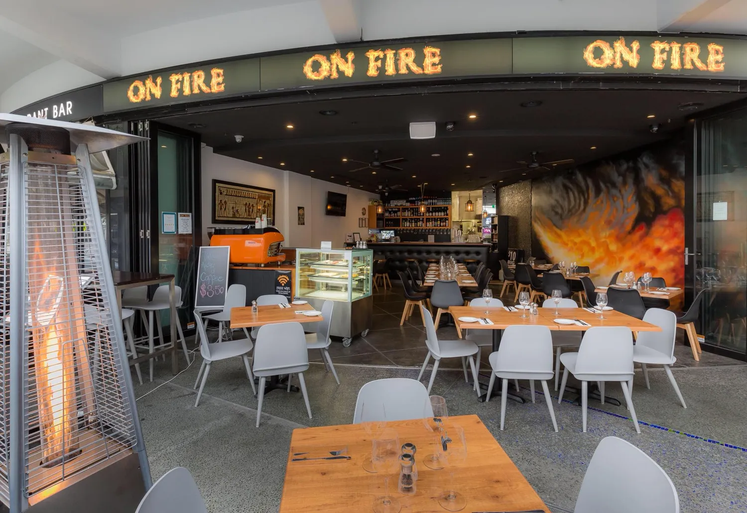 On Fire restaurant Gold Coast