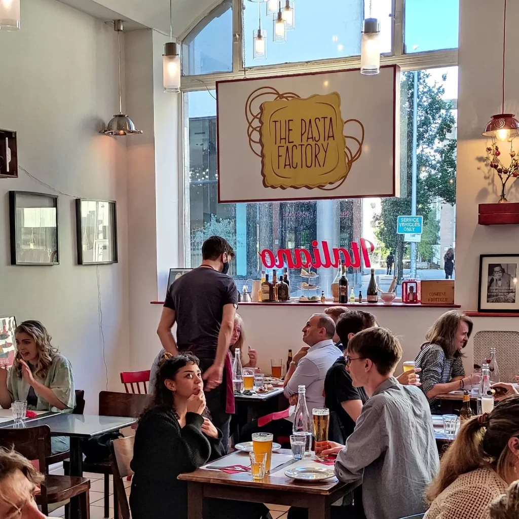 Reservation at PASTA FACTORY restaurant Manchester