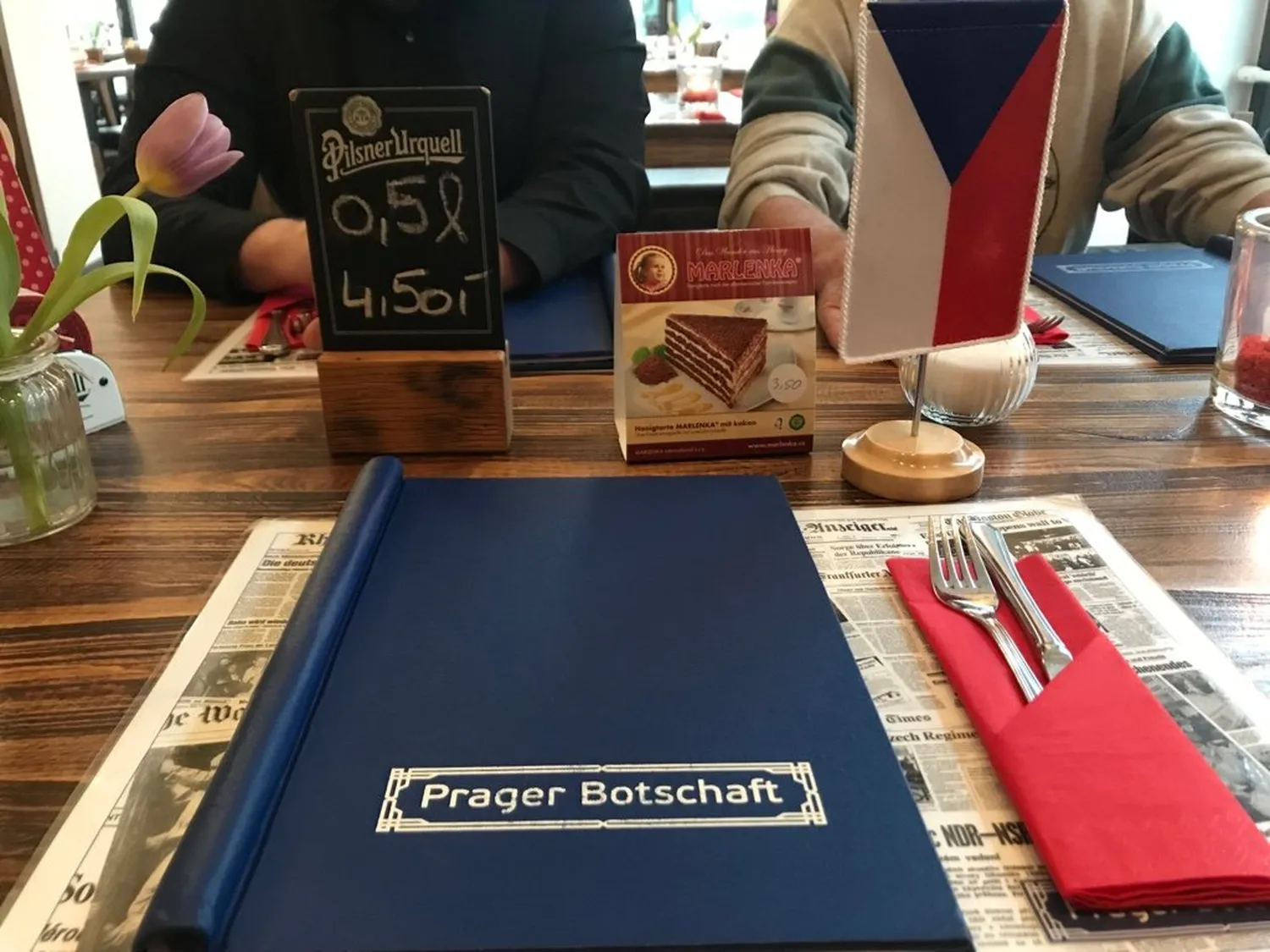 Prager Botschaft restaurant Francfort