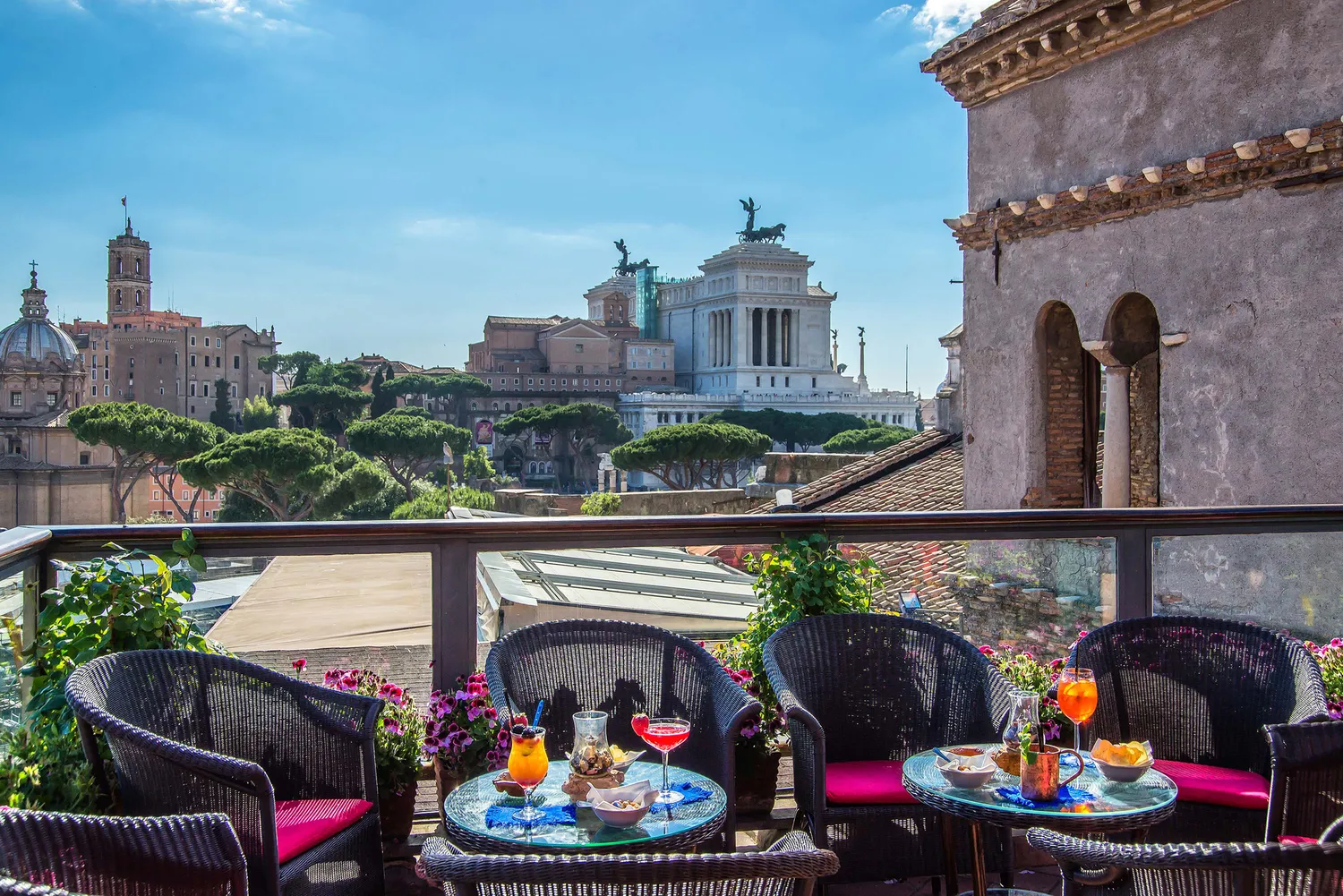 Roof Garden restaurant Roma