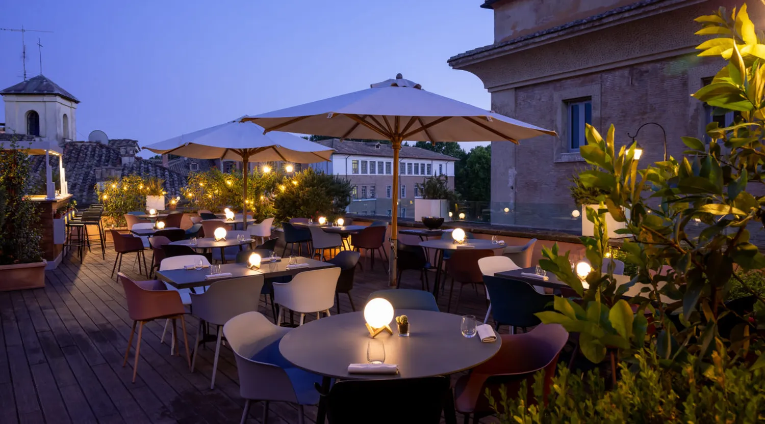 Roof Garden restaurant Roma