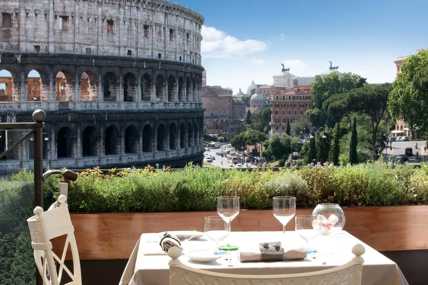 Roof Garden restaurant Roma